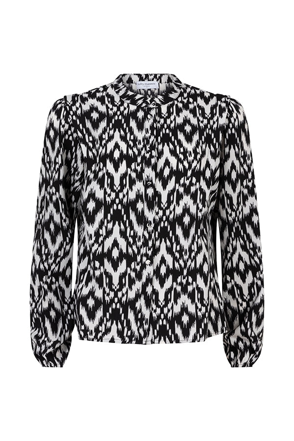 Blouse Ammie | Black / white print