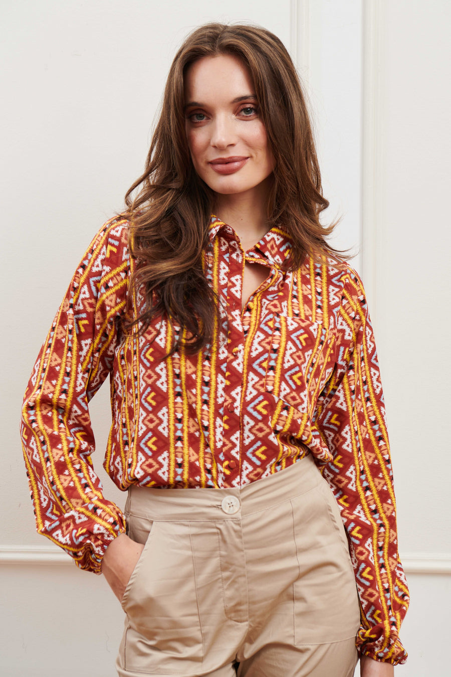 Blouse Kelley | Afriek Multi print