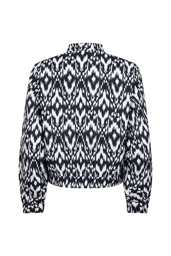 Jacket Zoya | Black / white print