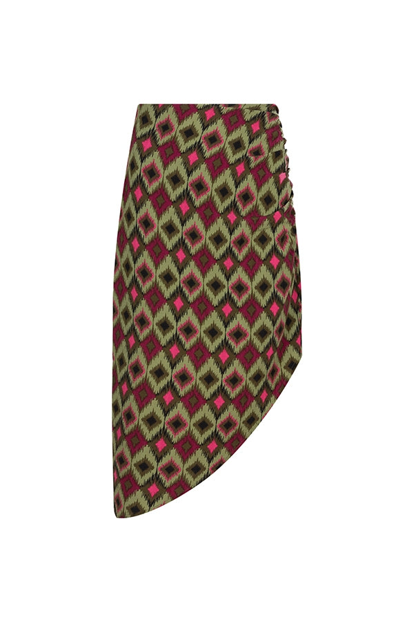 Rok Arlette | Green Pink Aztec