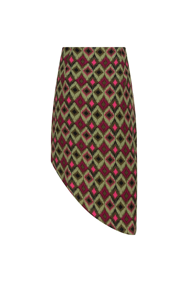 Rok Arlette | Green Pink Aztec